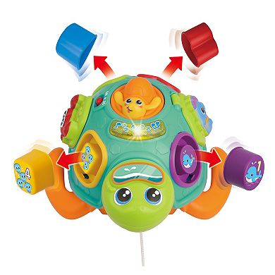 Winfun Bilingual Pull Along Sort 'N Learn Turtle Toy