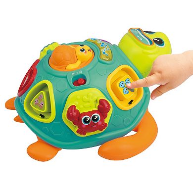 Winfun Bilingual Pull Along Sort 'N Learn Turtle Toy