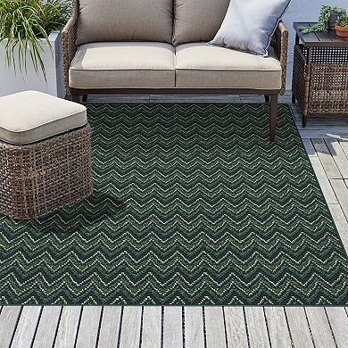 Sonoma Goods For Life® Chevron Indoor / Outdoor Rug