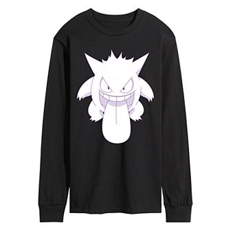 Men's Pokémon Gengar Long Sleeve Graphic Tee