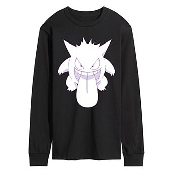 Men's Pokémon Gengar Long Sleeve Graphic Tee