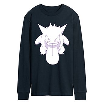 Men's Pokémon Gengar Long Sleeve Graphic Tee