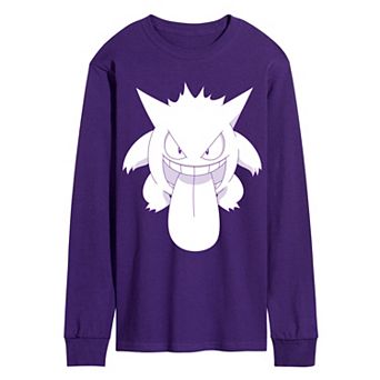 Men's Pokémon Gengar Long Sleeve Graphic Tee