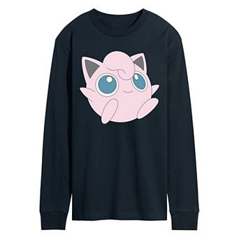 Men's Pokémon Jigglypuff Oversized Long Sleeve Graphic Tee