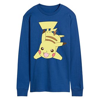 Men's Pokémon Pikachu Oversized Long Sleeve Graphic Tee