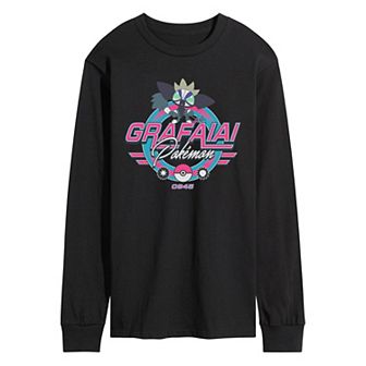 Men's Pokémon Grafaiai Racing Long Sleeve Graphic Tee