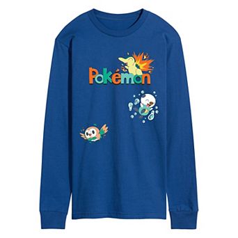 Men's Pokémon Legends: Arceus Starters Long Sleeve Graphic Tee