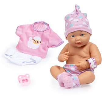Bayer New Born Baby Doll with Outfit & Accessories