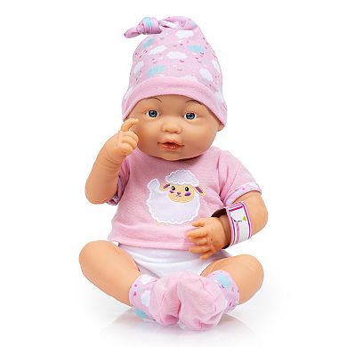 Bayer New Born Baby Doll with Outfit & Accessories