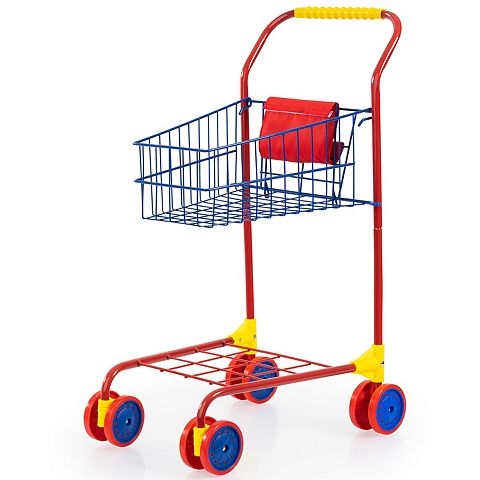 Детские куклы Bayer Shopping Cart Basket Grocery Pretend Play Toy