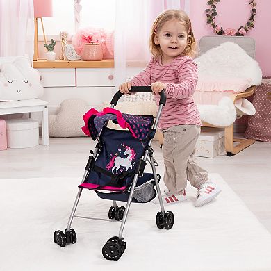Bayer Buggy Stroller Accessory For Dolls With Sun Canopy, Foldable