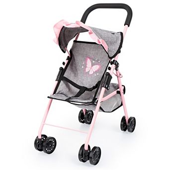 Bayer Buggy Stroller Accessory For Dolls With Sun Canopy, Foldable