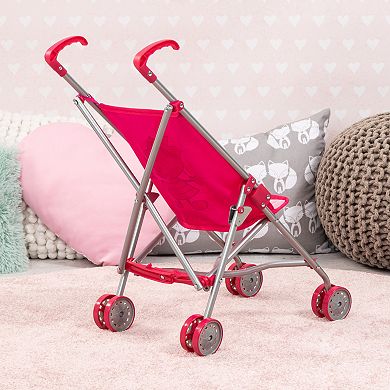 Bayer Doll Buggy Play Umbrella Stroller With Quick-Fold & Dual Wheels