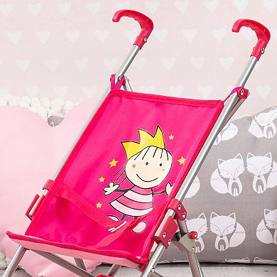Bayer Doll Buggy Play Umbrella Stroller With Quick-Fold & Dual Wheels