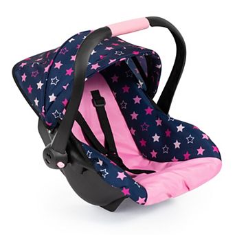 Bayer Doll Deluxe Car Seat Portable Travel Carrier For Dolls With Sunshade & Handle