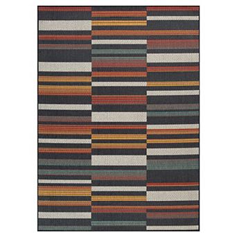 Sonoma Goods For Life® Broken Lines Indoor / Outdoor Area Rug