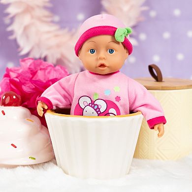 Bayer First Words Baby Doll Interactive Mouse with Pacifier & Cap