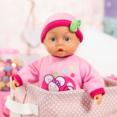 Bayer First Words Baby Doll Interactive Mouse with Pacifier & Cap