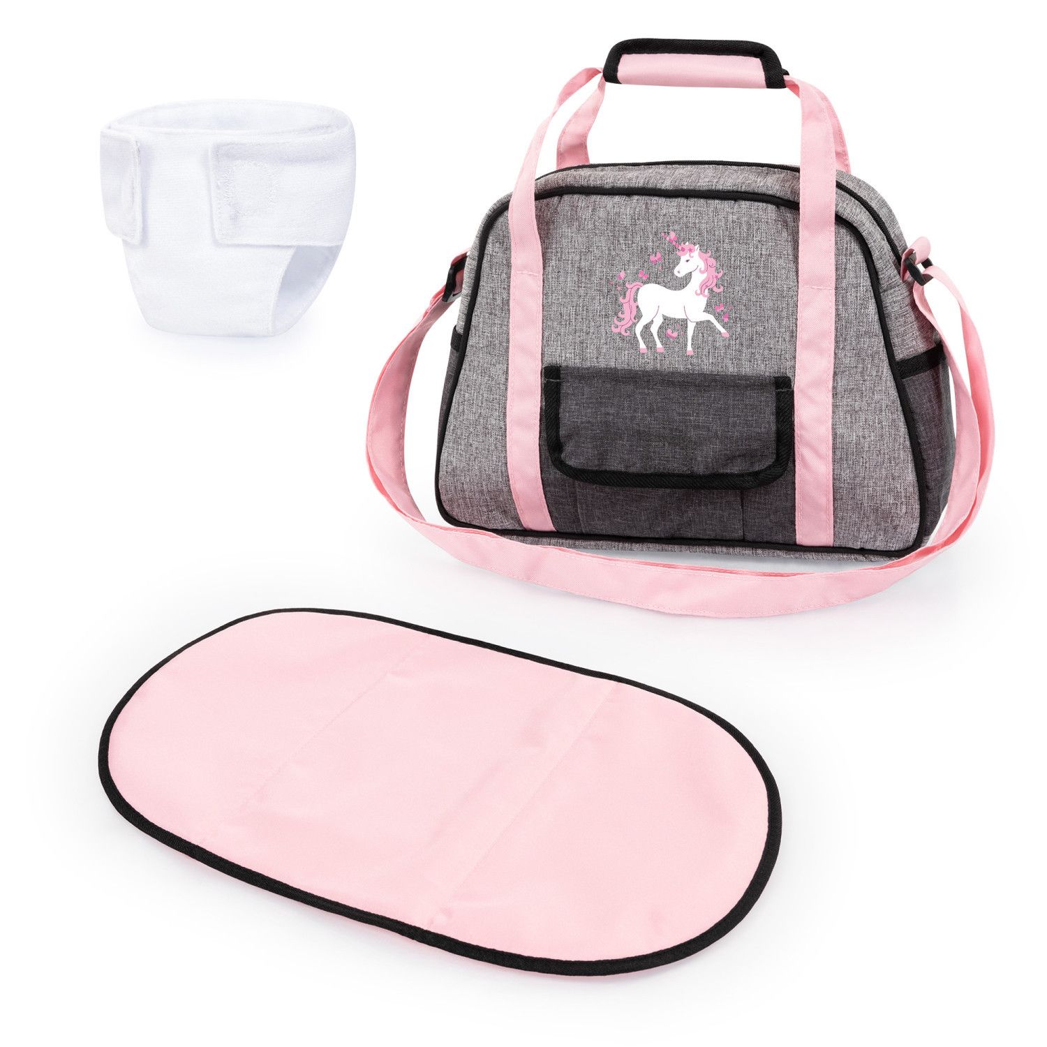Детские куклы Bayer Doll Bag Accessory Set with Changing Mat & Diaper