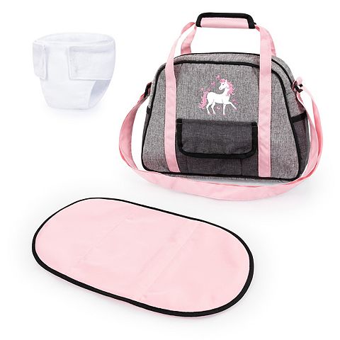 Детские куклы Bayer Doll Bag Accessory Set with Changing Mat & Diaper