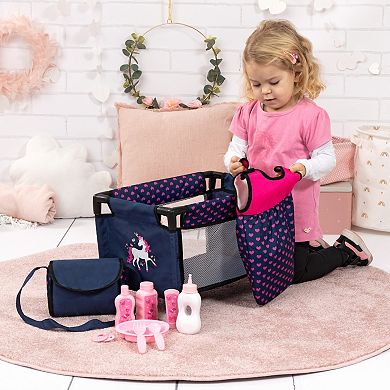 Bayer Doll Travel Set Sleep & Feeding Care Accessories For Dolls