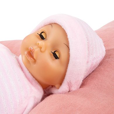 Bayer My First Baby Soft Body Doll With Sleepy Eyes & Cozy Onesie