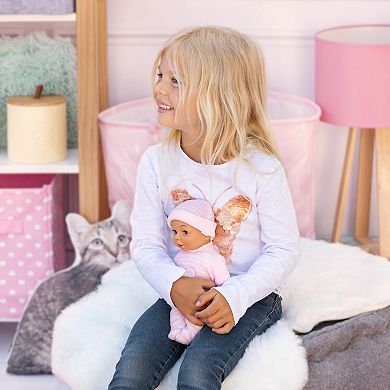 Bayer My First Baby Soft Body Doll With Sleepy Eyes & Cozy Onesie
