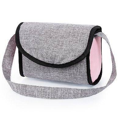 Bayer Doll Buggy With Handbag & Sunshade, Folding Play Stroller For Dolls Set