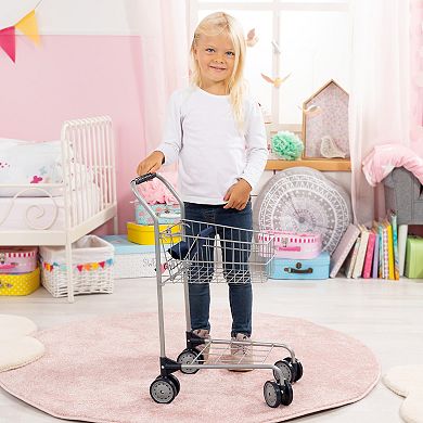 Bayer Shopping Cart Basket Grocery Pretend Play Toy