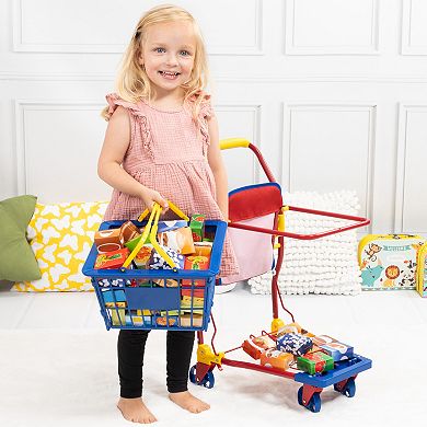 Bayer 61-pc. Doll Shopping Cart & Doll Accessories Toy Set