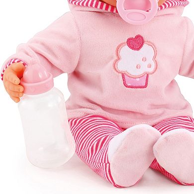 Bayer First Words Interactive Sound Baby Doll, Pacifier & Bottle Set