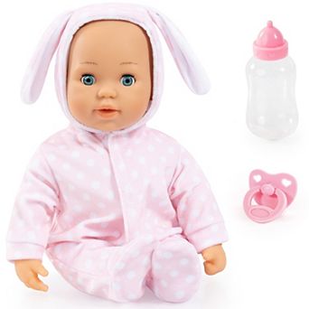 Bayer First Words Interactive Sound Baby Doll, Pacifier & Bottle Set