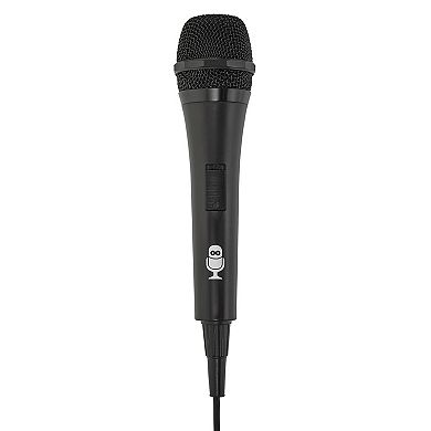 Singing Machine Unidirectional Dynamic Microphone with 10.5-Foot Cord