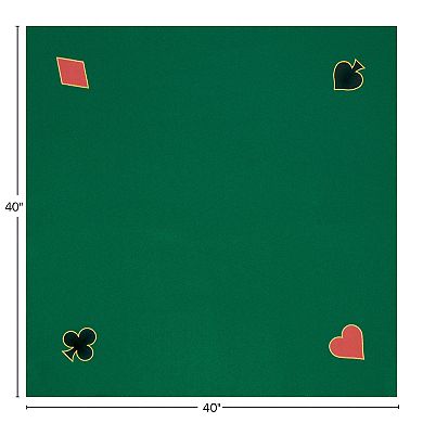 Trademark Poker 40-Inch Felt Poker Mat