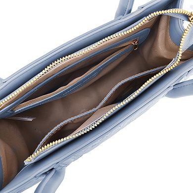 Mellow World Darla Rose Embossed Satchel Bag