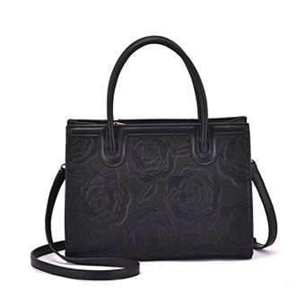 Mellow World Darla Rose Embossed Satchel Bag