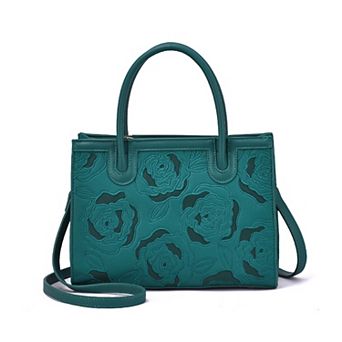 Mellow World Darla Rose Embossed Satchel Bag