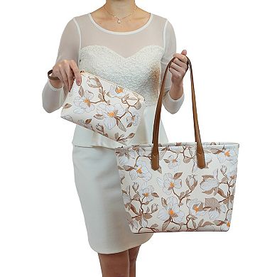 Mellow World Amelia 2-in-1 Floral Printed Tote Bag