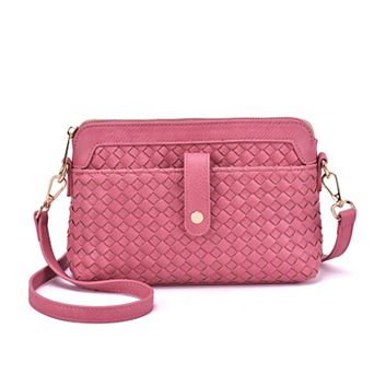 Mellow World Isla Woven Embossed Crossbody Bag