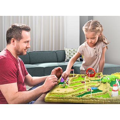 Merchant Ambassador Electronic Arcade Mini Golf Tabletop Course with Moving Obstacles