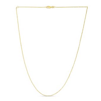 Karat Rush 14k Gold 18 in Cable Chain Necklace