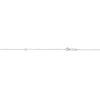 Karat Rush Men's 18-in. 14k White Gold Cable Chain
