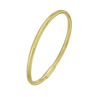 Karat Rush 14k Gold Stretch Mesh Bracelet