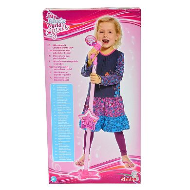 Dickie Toys Microphone Stand with Star Base