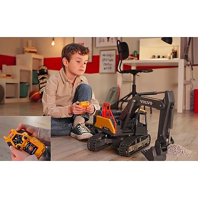 Dickie Toys RC Volvo Mining Excavator with Light & Sound Effects