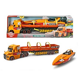 Dickie Toys Sea Race Truck with Trailer & Boat