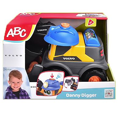 Dickie Toys ABC Volvo Danny Digger Motorized Vehicle Toy