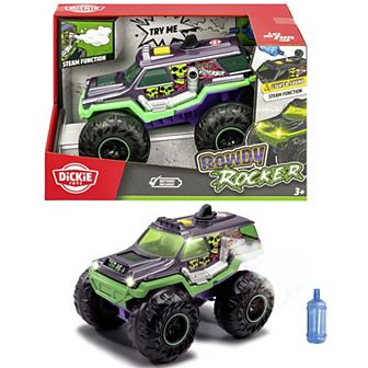 Dickie Toys Rowdy Rocker Monster Truck Light & Sound Freewheel Vehicle