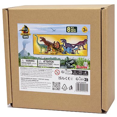 Dickie Toys 8-pc. Realistic Dinosaur Action Figures Set