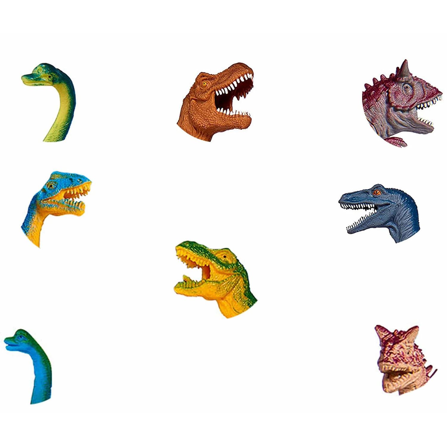 Детские фигурки Dickie Toys 8 pc Realistic Dinosaur Action Figures Set — фото 3